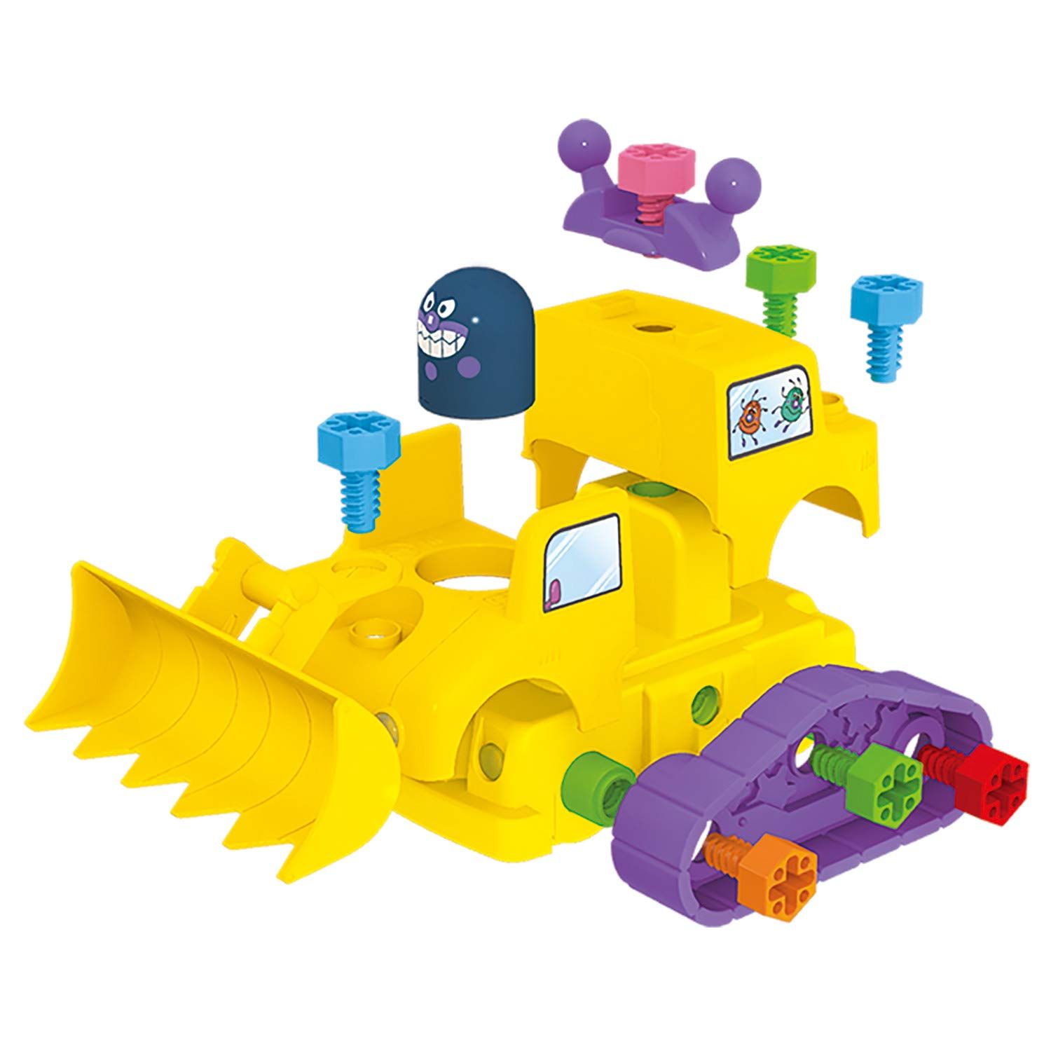 アンパンマン くみたてDIY ひかるぞ! しゃべるぞ! はたらくのりもの ねじねじ ブルドーザー 