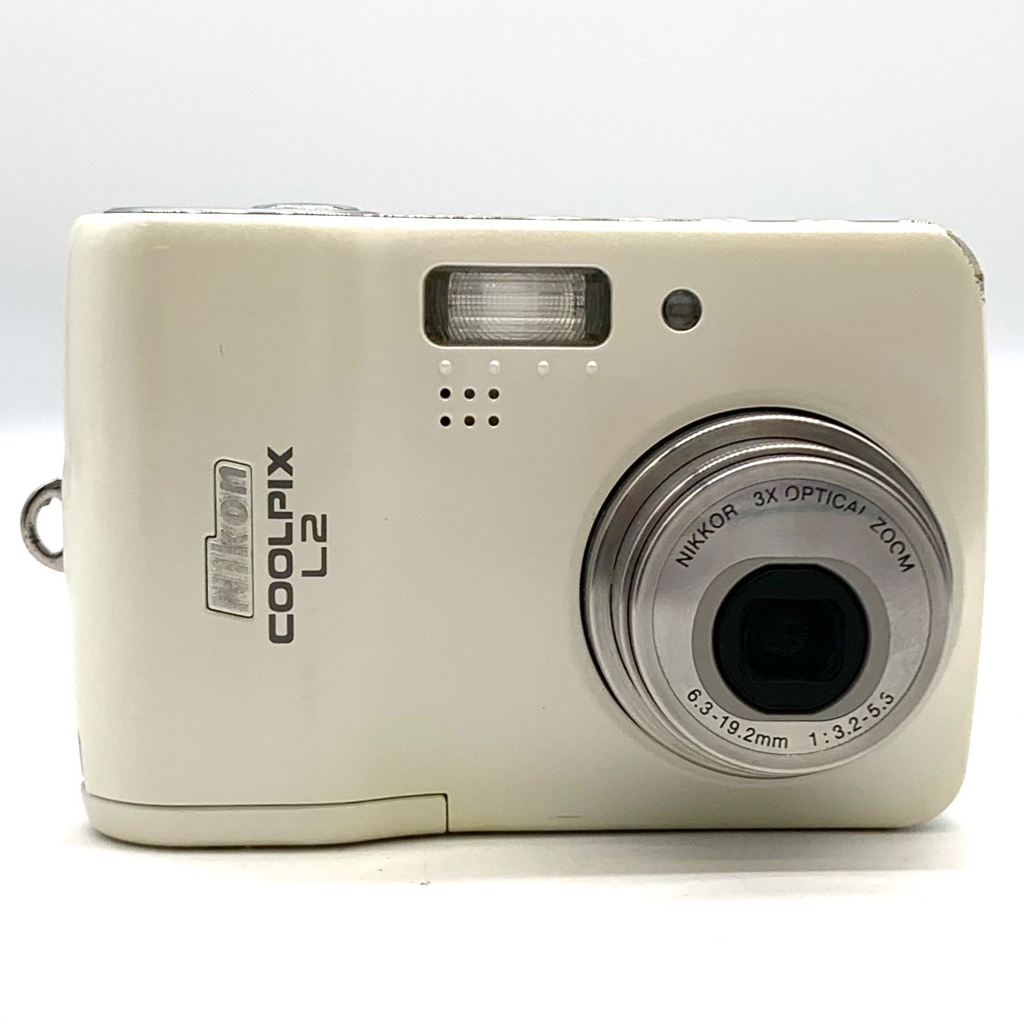 通電確認済み】Nikon デジタルカメラ COOLPIX L2 ホワイト 【公式通販】