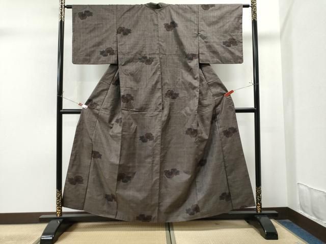 平和屋着物●本場大島紬　7マルキ　万寿菊　正絹　逸品　CAAU1922yc 平和屋着物○本場大島紬 7マルキ 万寿菊 正絹 逸品 CAAU1922yc - メルカリ