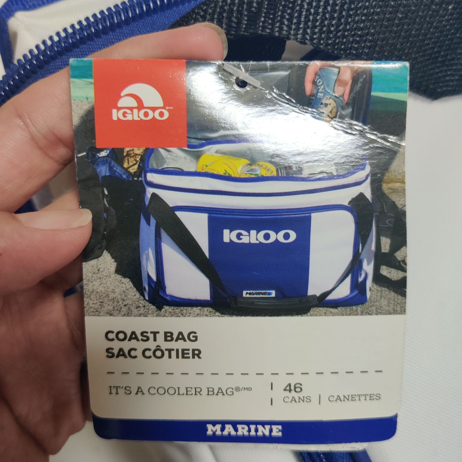 無限の可能性 訳アリ イグルーコーストクーラーマリンホワイト ネイビー