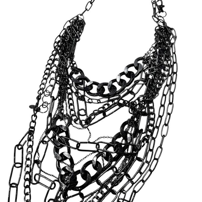 Jean Paul GAULTIER マルチチェーンロザリオネックレス 一点物 激レア