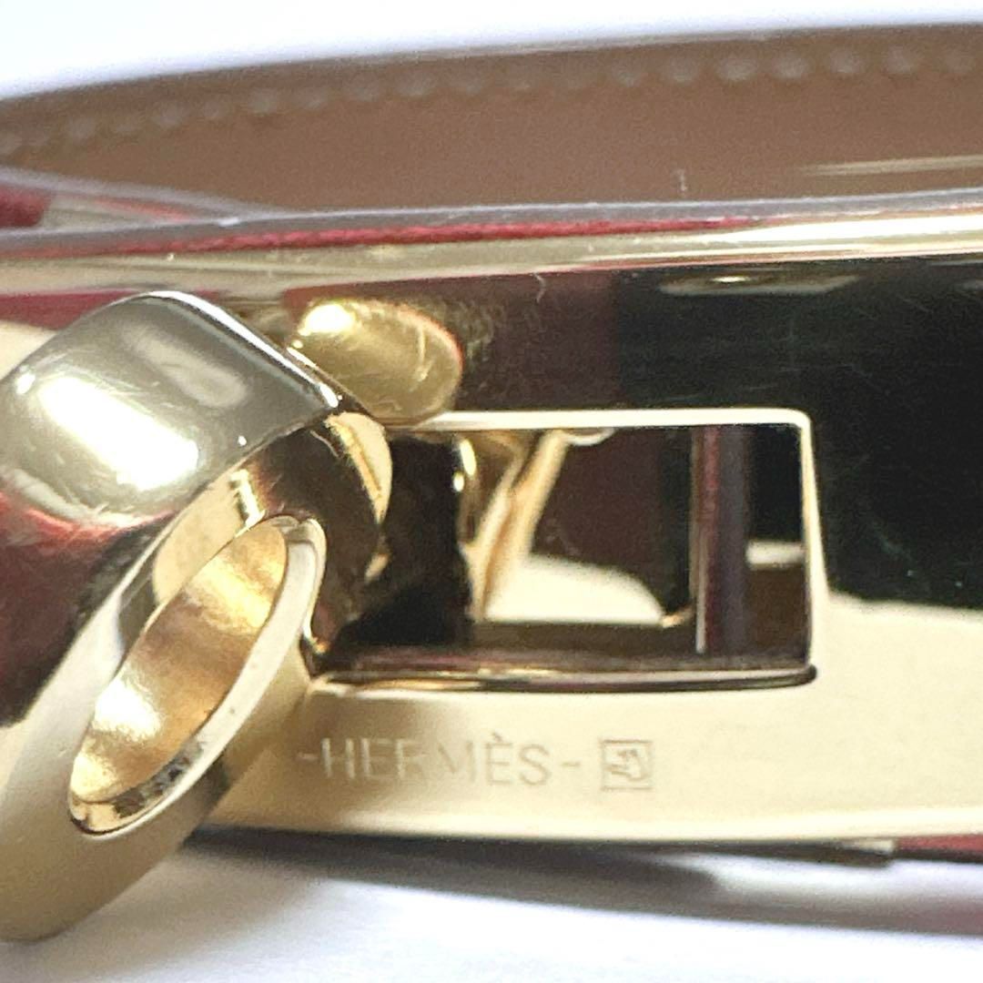 美品 HERMES エルメス ブレスレット ケリーダブルツアー ピンク 美品 HERMES エルメス ブレスレット ケリーダブルツアー ピンク