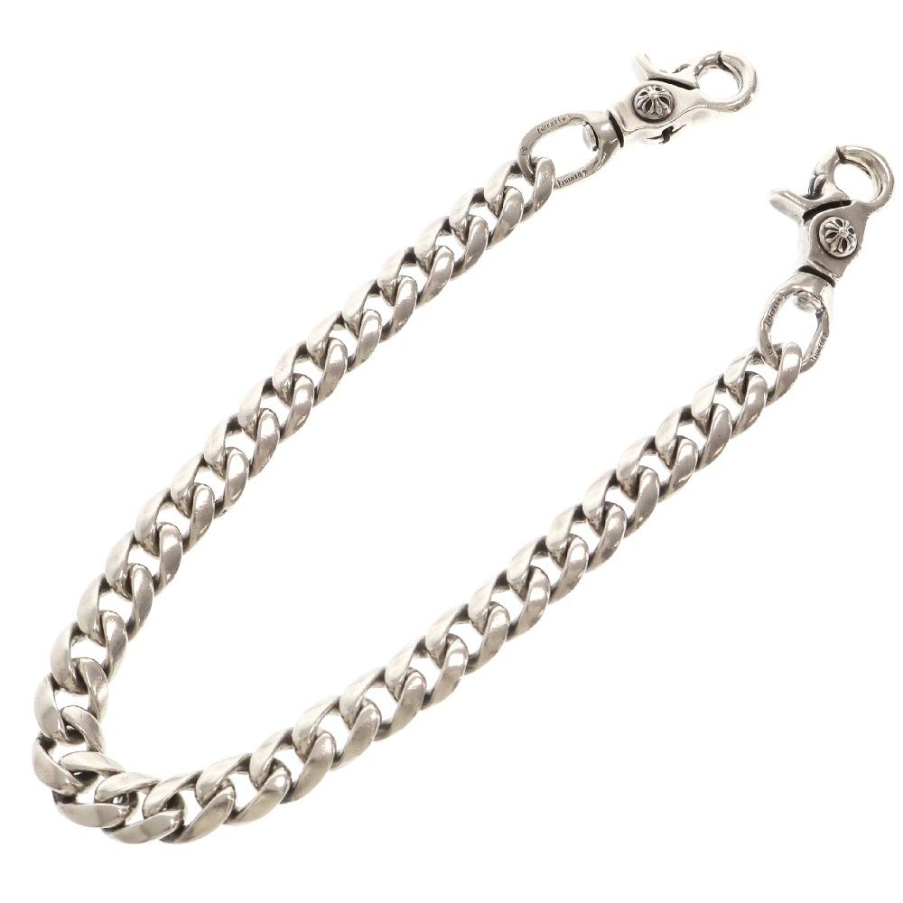CHROME HEARTS (クロムハーツ) CLASSIC LONG-T 2クリップロングクラシック シルバーウォレットチェーン シルバー 国内ギャランティ付き