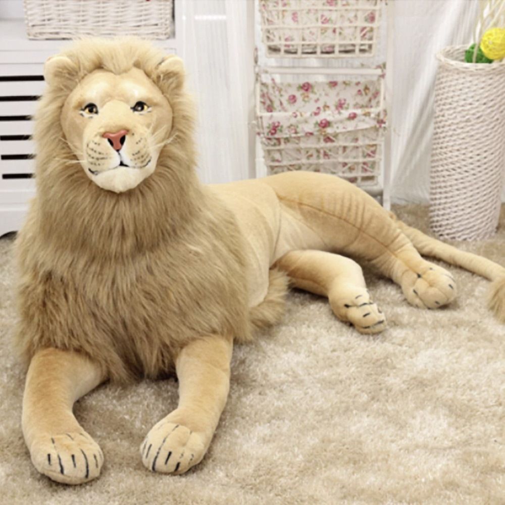 ぬいぐるみ ライオン クッション 特大 1.1m 百獣の王 抱き枕 動物