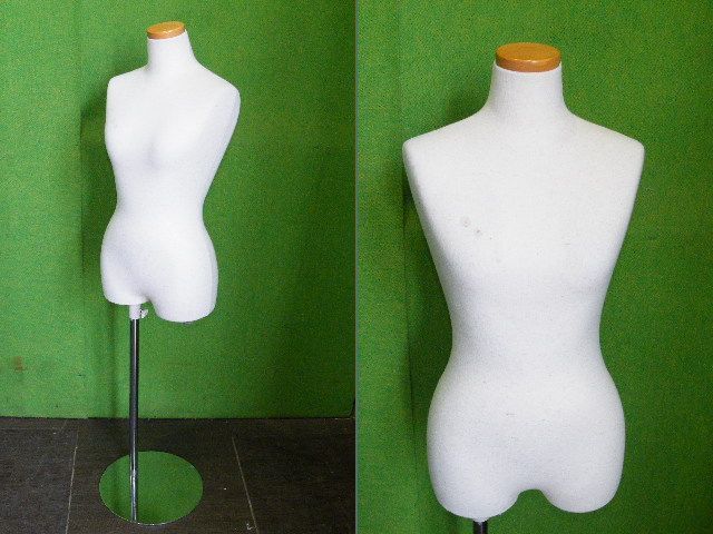 ReBody 婦人トルソー ニット張り レディース ７号サイズ FRPボディ 若干染みあり F-545