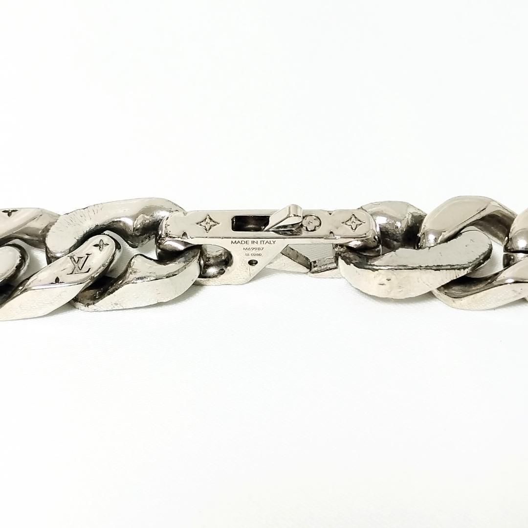  ルイヴィトン ネックレス LV チェーンリンクス メタル シルバー M 69987 ネックレス アクセサリー