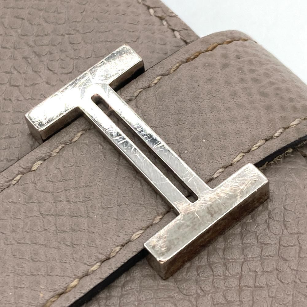 エルメス HERMES ベアンスフレ ヴェルソ 長財布 ヴォーエプソン C刻印  