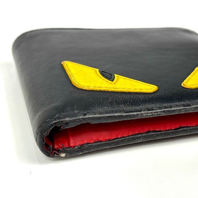 FENDI フェンディ 二つ折り財布 モンスター バグズアイ