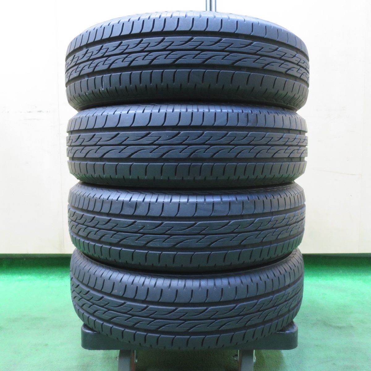 [送料無料] バリ溝！20年！ほぼ10分155/65R14 ブリヂストン ネクストリー エコピア タイヤ 14インチ N-BOX ムーブ タント ワゴンR 等4101501イノタ