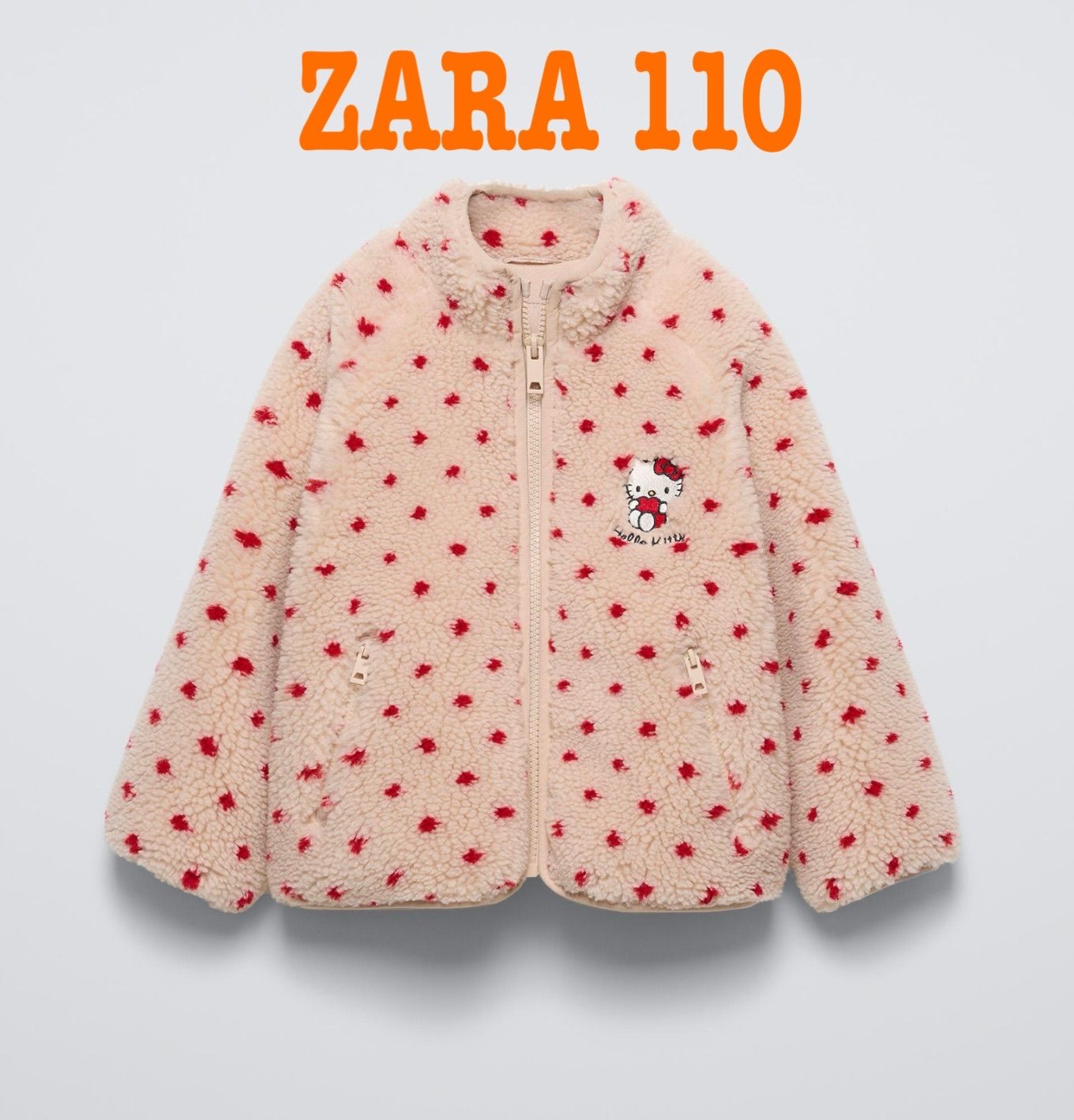新品タグ付□ZARA/ザラ□ハート柄ボアジャケット/110□ザラキッズ□完売品 m14741879278_1.jpg?1731672670