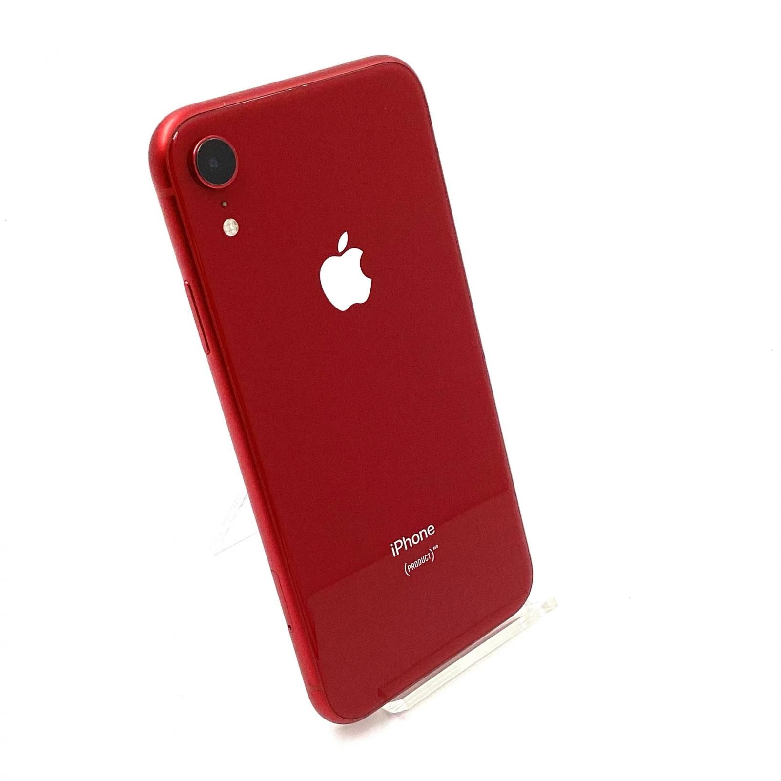 【全額返金保証】【最速発送】Apple iPhone XR 128GB (PRODUCT)RED Softbank 動作確認済 77% 白ロム