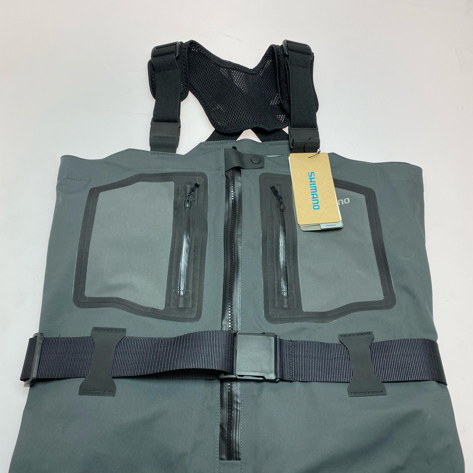 §§SHIMANO シマノ ドライシールド 4 ストレッチウェーダー カットフェルトピン size M FF 001 V ウェーダー 程度A