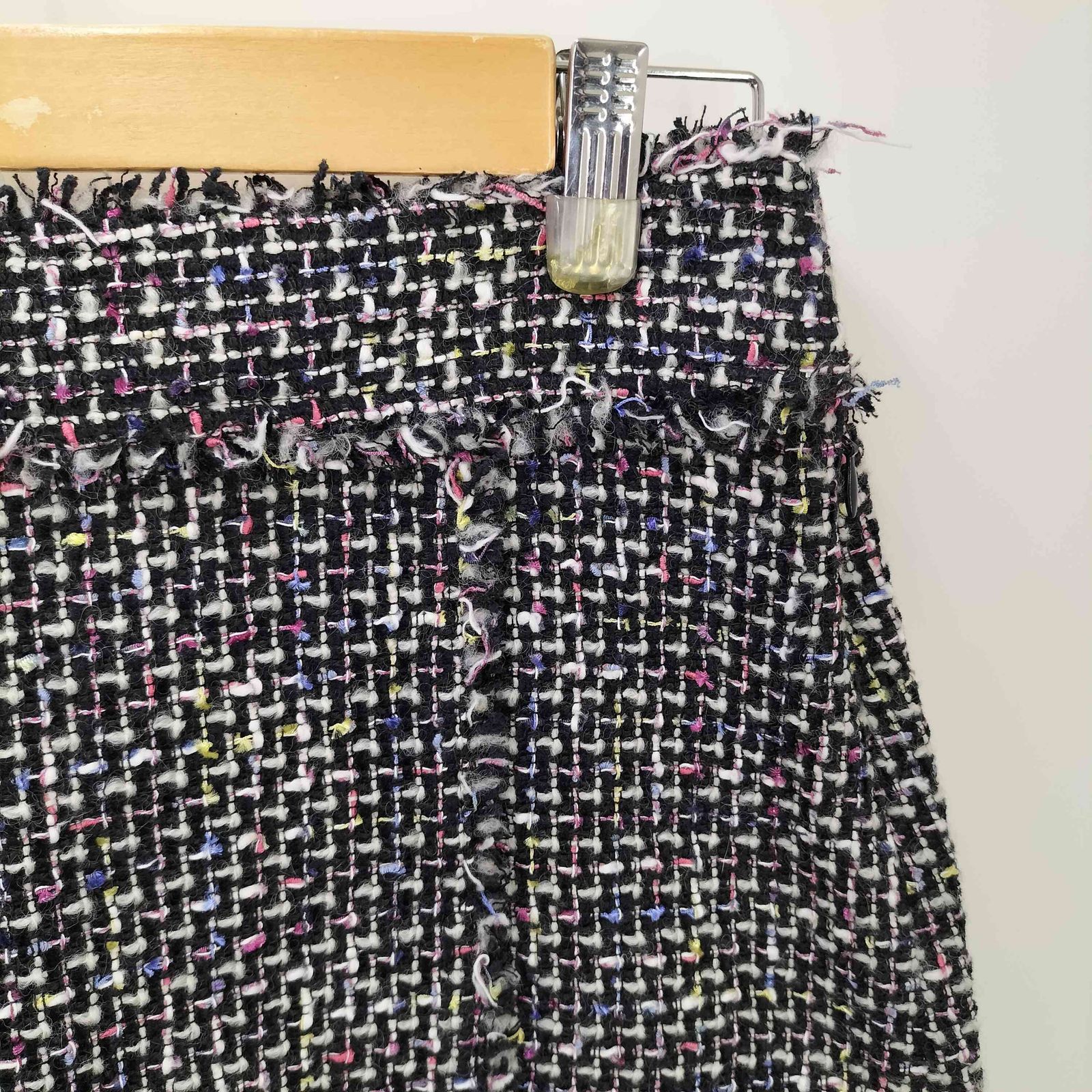 セオリー theory RAINBOW TWEED MIDI SKIRT レインボー ツイード