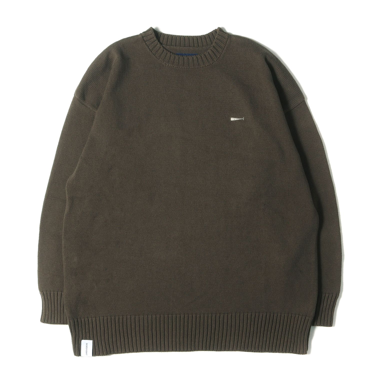 DESCENDANT ディセンダント ニット オリーブドラブ サイズ:1 | ワン  