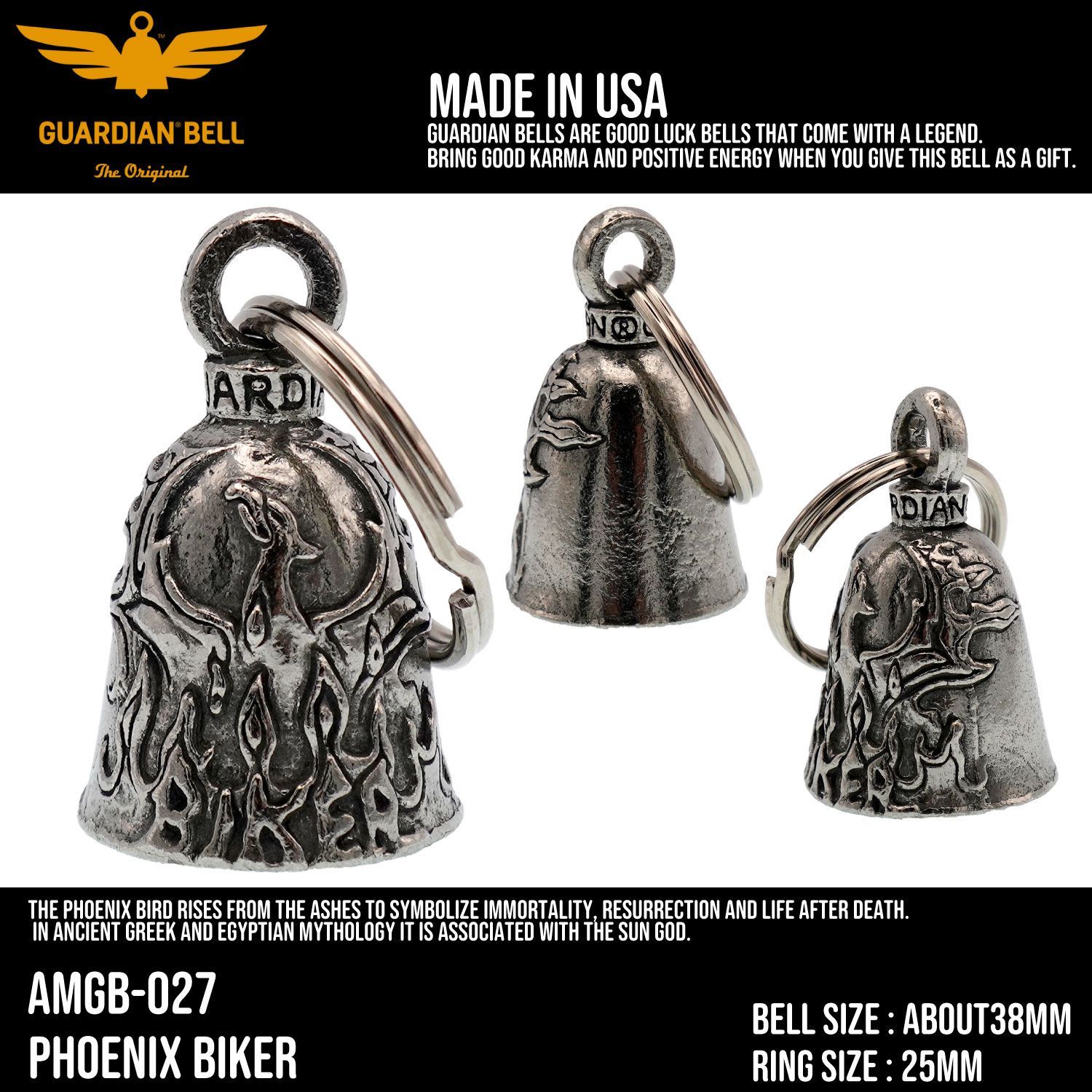  ガーディアンベル 御朱印巡り♡♡さん専用 MADE IN USA】お守り 魔除け バイカー GUARDIAN BELL 米国