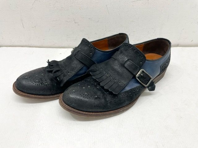 glamb（グラム）ストラップ フリンジ ドレスシューズ 靴 サイズ：1 25.0cm【C1541-007】