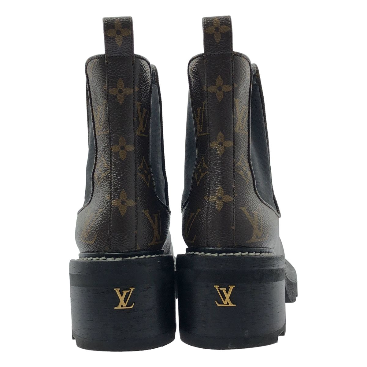 ルイヴィトン　ブーツ　￼37 中古・古着通販】LOUIS VUITTON (ルイ ヴィトン) シルエット・ライン