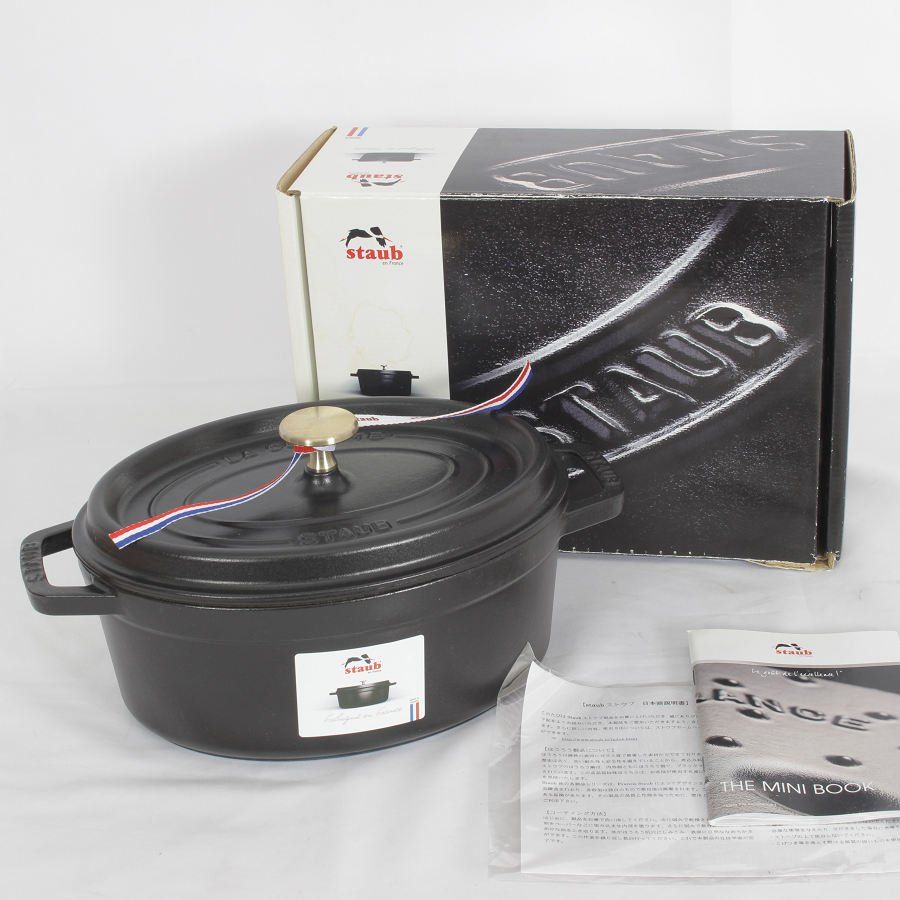 STAUB ピコ ココット オーバル 23cm ブラック staub ストウブ 「 ピコ