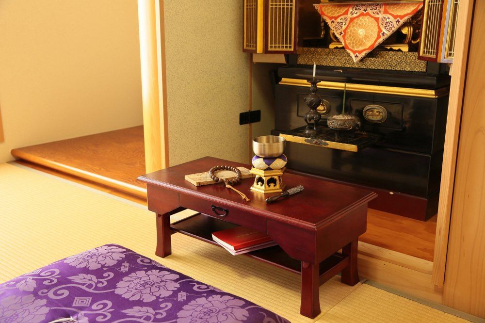 オスマック OSMAC 経机 引き出し付 文机 仏壇台 幅60×奥行30×高さ25cm 折りたたんで収納 供物台 供養台 写経机 便利机 天然木桐製 ブラウン SXDX-600BR