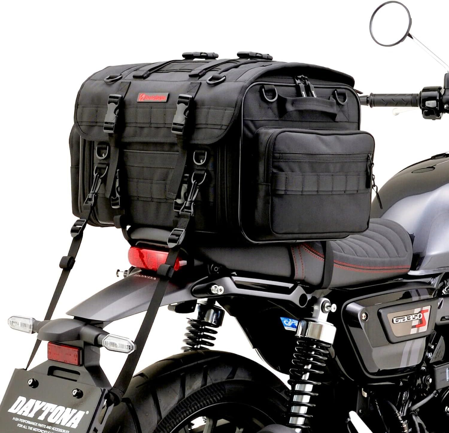 PRO2_Lサイズ(42-56L) ヘンリービギンズ(Henly Begins) デイトナ バイク用 キャンプ シートバッグ PRO2 Lサイズ(42-56L) 大容量 テント泊 DH-759 26213