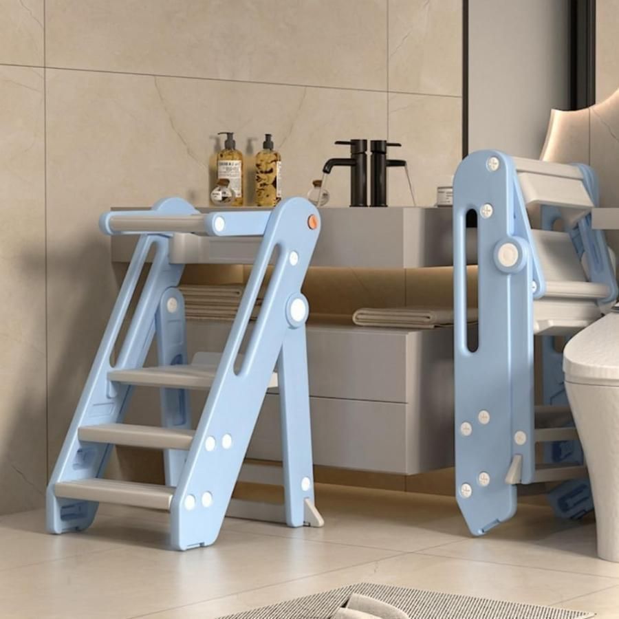 踏み台 子供 折りたたみ 2段 3段 可変式 フェンス付き ハンドル付き トイレトレーニング 幼児用踏み台 ステップ台 登り台 洗面所 手洗い キ トイレ用踏み台 おむつ用品