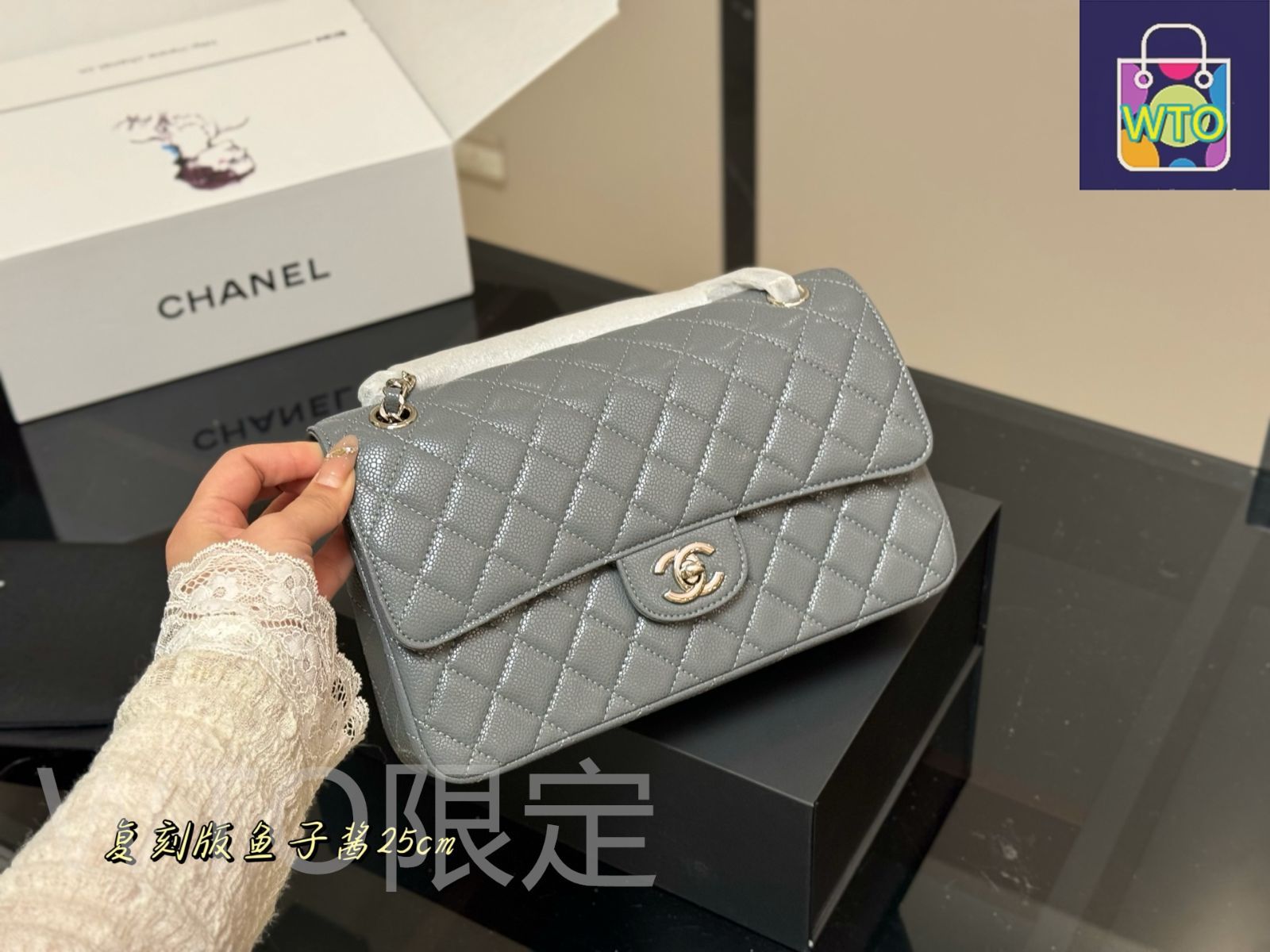 今日WTO】Chanel シャネル CFバッグ 折りたたみボックスと航空機