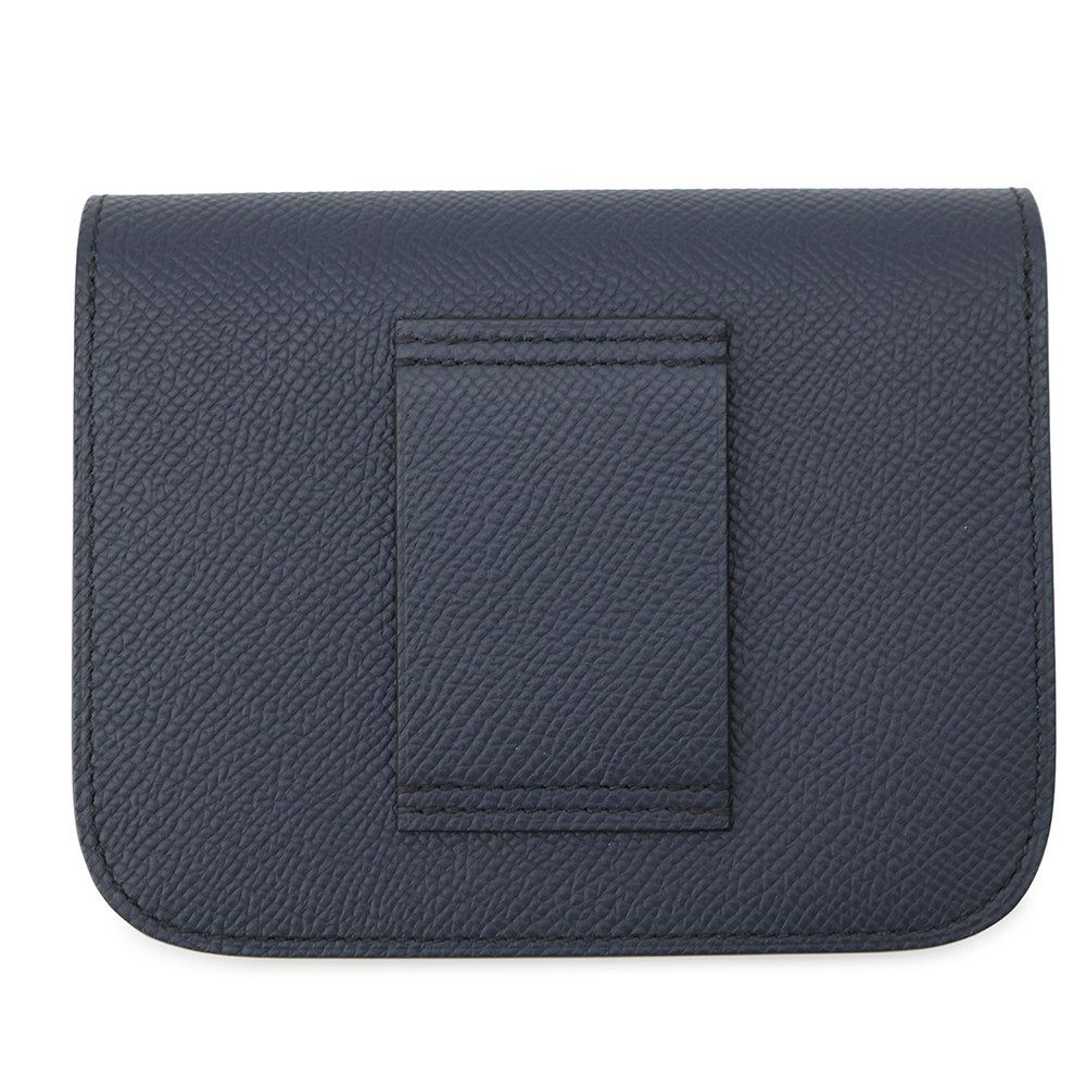 HERMES エルメス コンスタンス スリム ブルーインディゴ 黒金具 エルメス<br>コンスタンス スリム<br>ブルーネイビー<br