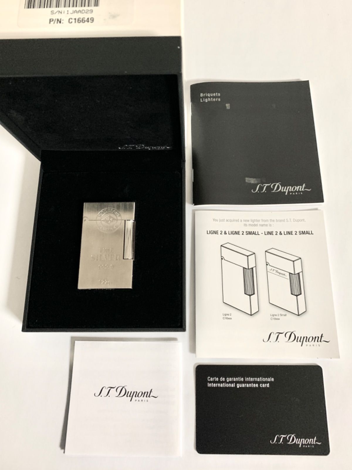 S.T.Dupont デュポン ガスライター ライン2 クリング C16649 S.T.Dupont デュポン ガスライター ライン2 クリング C16649