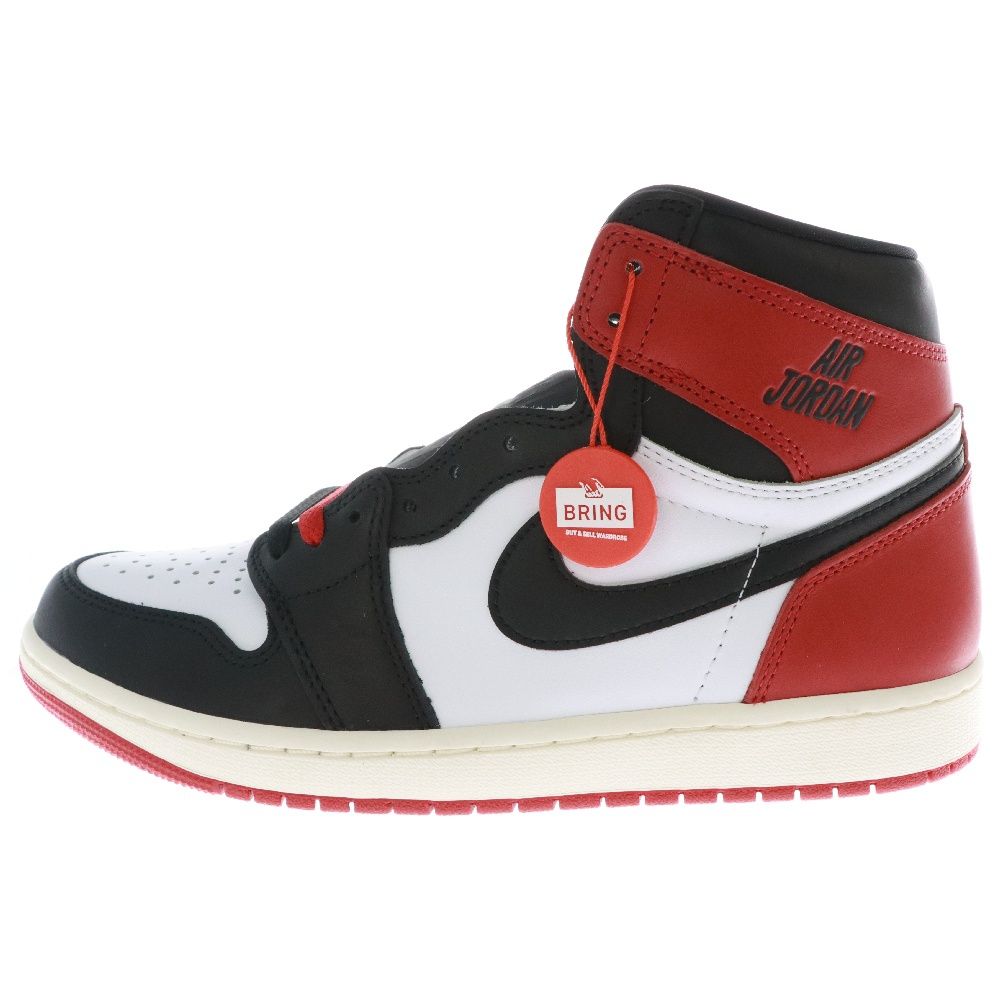 NIKE (ナイキ) AIR JORDAN 1 RETRO HIGH OG DZ5485-106 エアジョーダン1 レトロ ブラックトゥリイマジンドハイカットスニーカー ホワイト/レッド US9/27.0cm