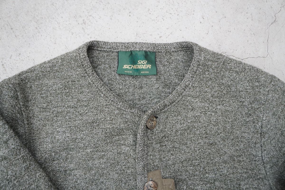 美品 オーストリア製 SIGI SCHEIBER チロリアン カーディガン