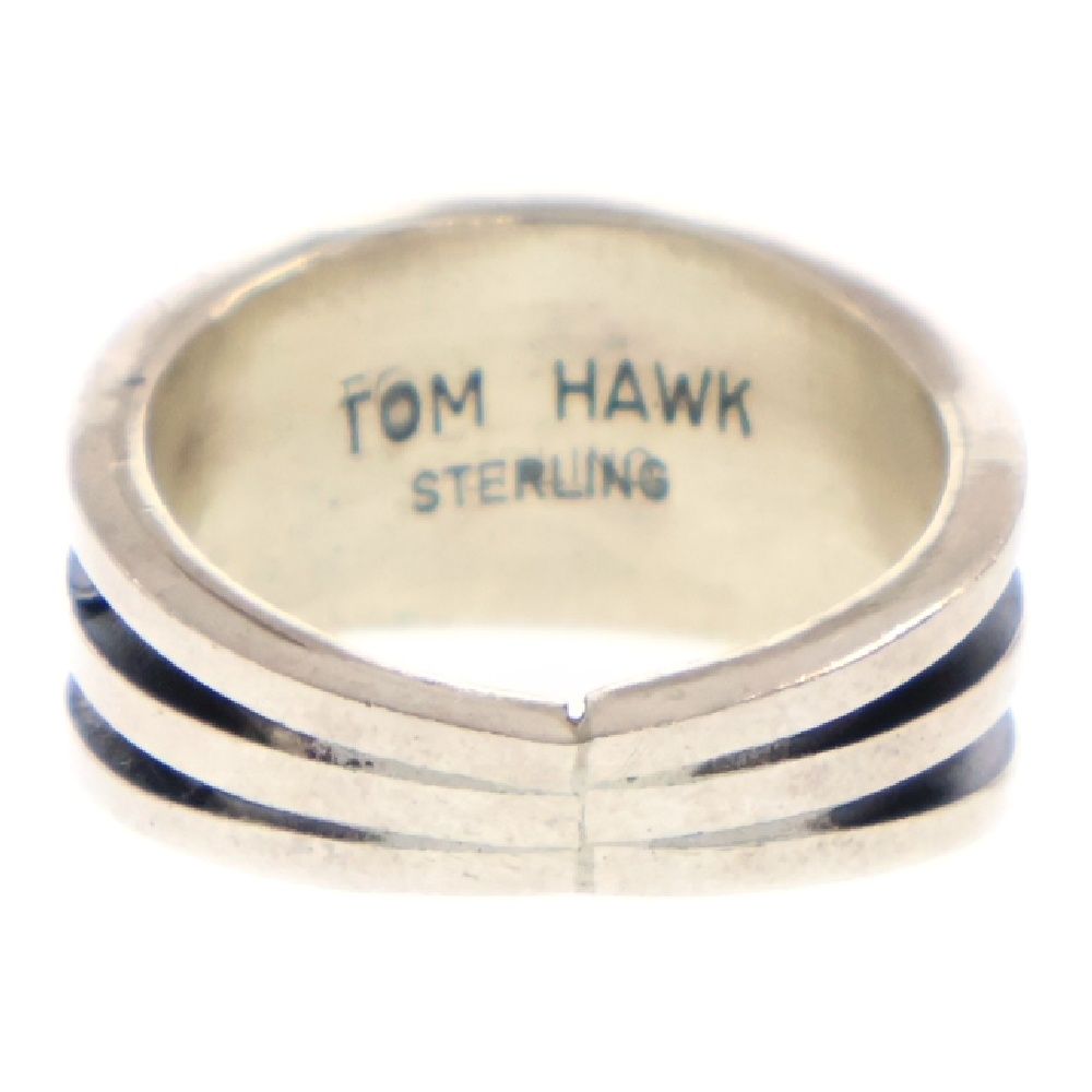 TOM HAWK (トムホーク) NAVAJO ナバホ 2ライン シルバーリング 19.5号