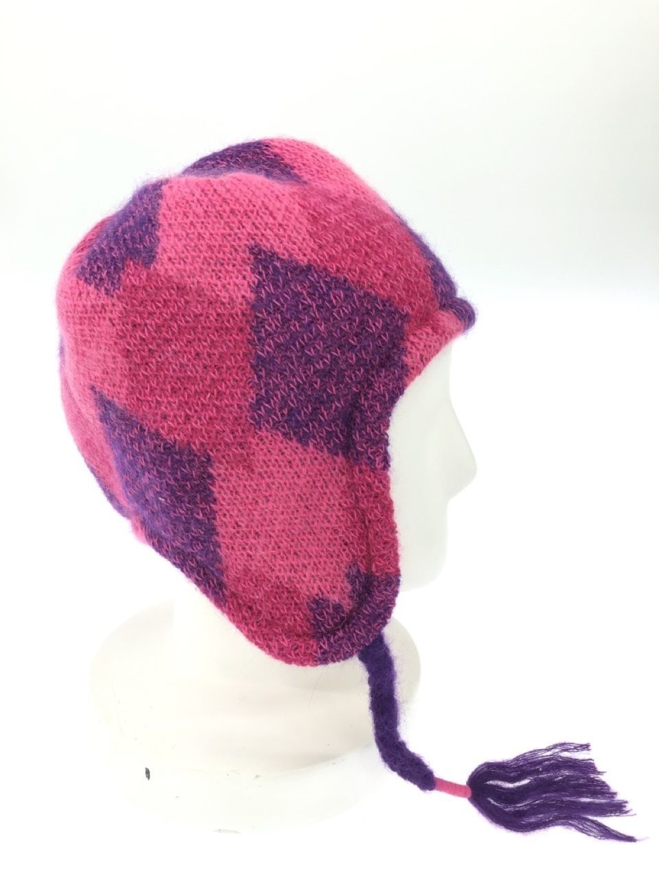 DAIRIKU 22AW ARGYLE PILOT KNIT CAP ピンク - メルカリ