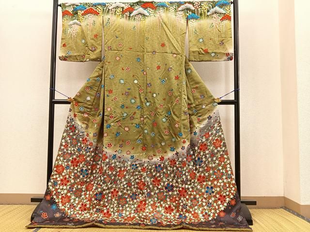 平和屋着物○お引きずり・お引き摺り 訪問着 和装 舞台 舞妓 芸妓 芸者