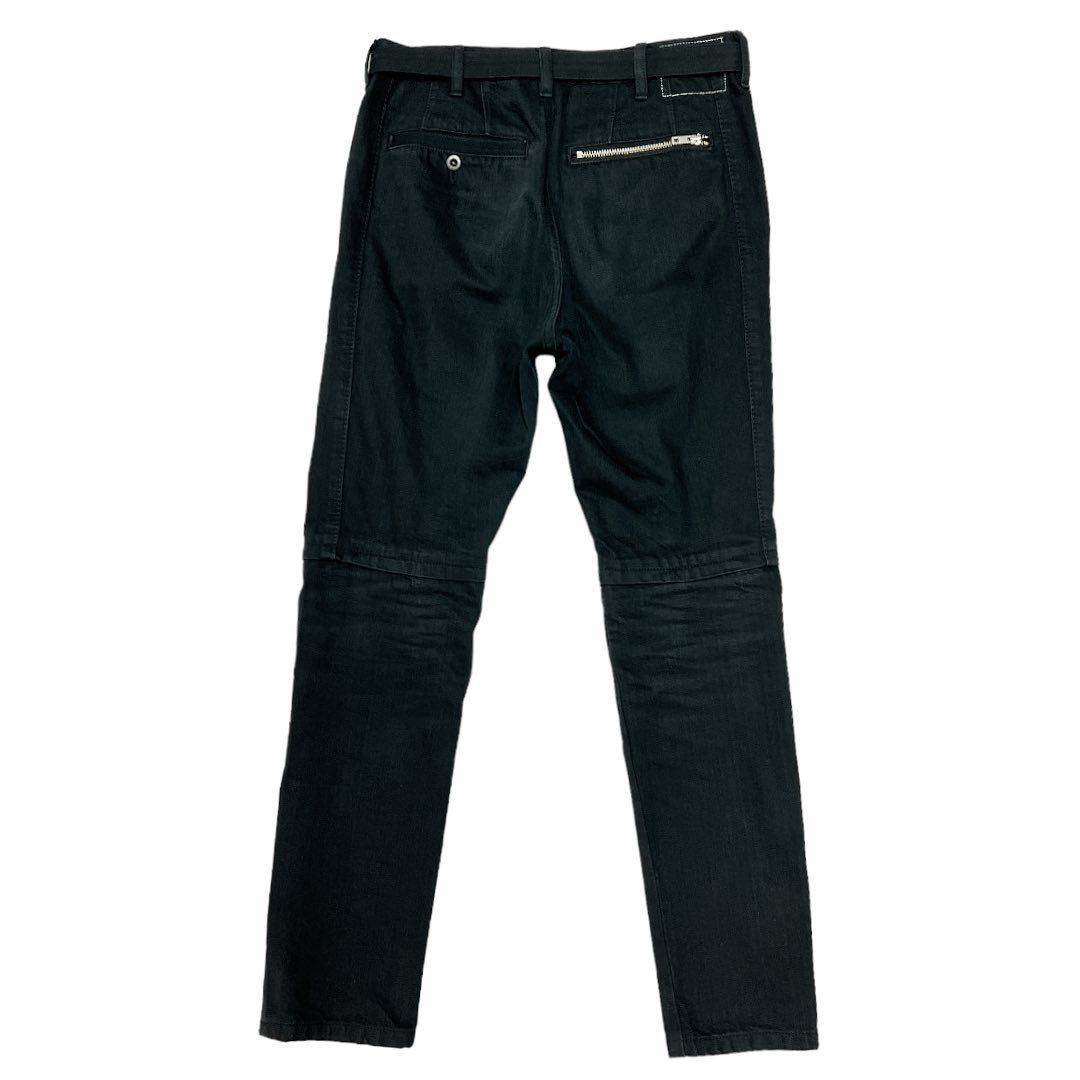 sacai 20SS Zip Biker Herringbone Pants - メルカリ