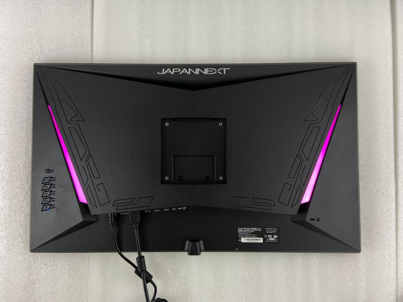 JAPANNEXT 28インチゲーミングモニター 「GX28」 HDMI2.1対応 4K 144Hz