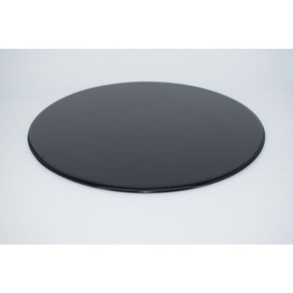 茶道具 薄板 丸 蛤端板 真塗 宗悦 作（紙箱） shikiita-0203 注)画像は