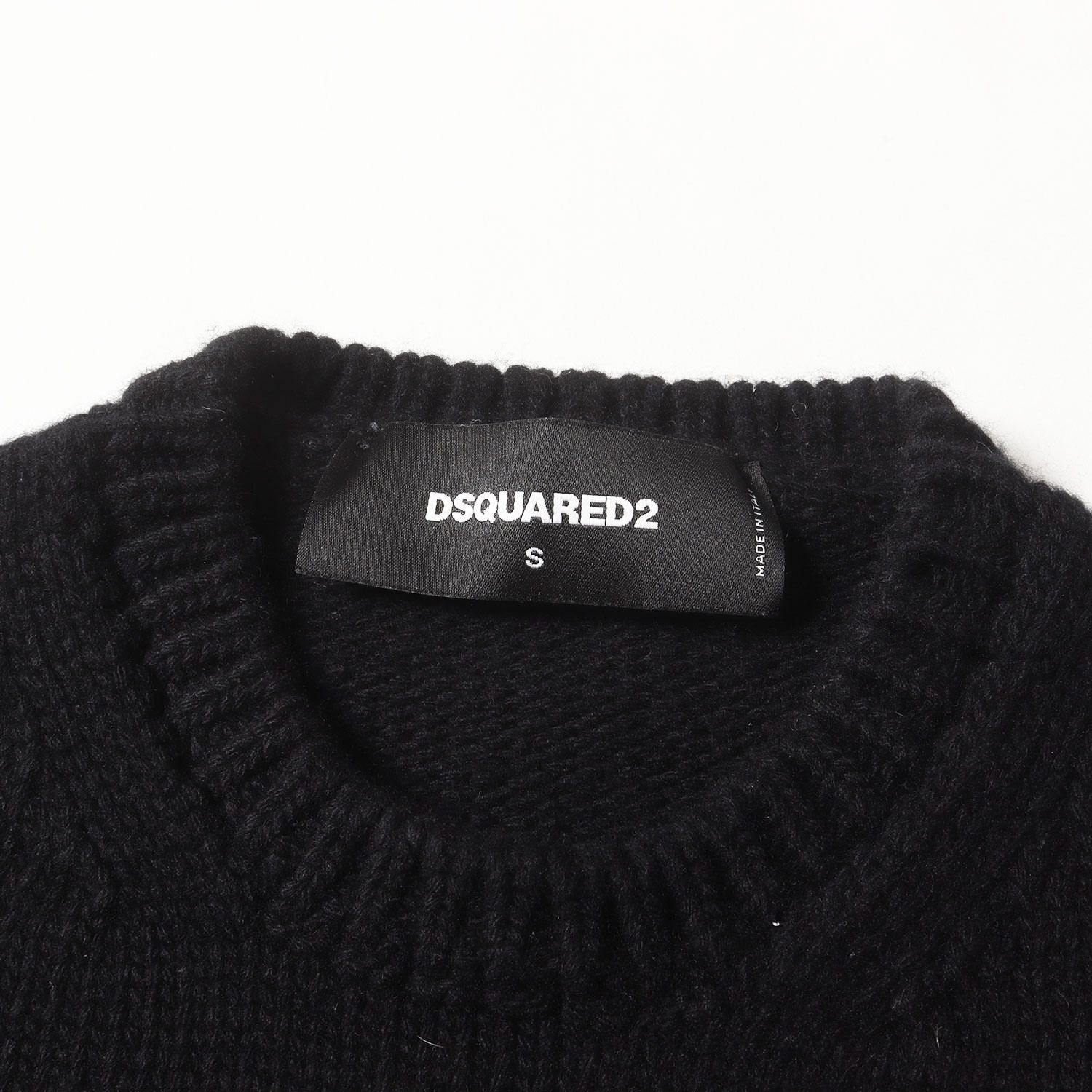 【新品】DSQUARED2 ディースクエアード ニットワンピース Dsquared2®｜ディースクエアード スパンコール ボーダー ニット