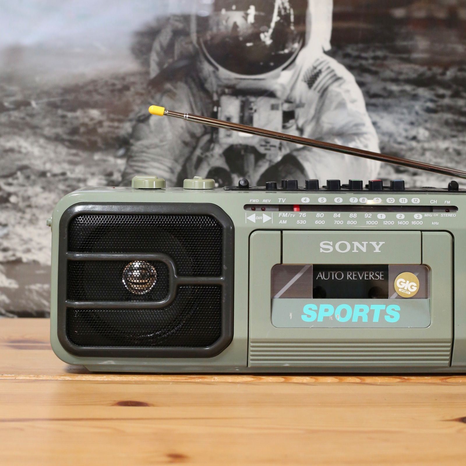 SONY SPORTS CFS-V75 防滴仕様 ラジカセ ソニー スポーツシリーズ 80