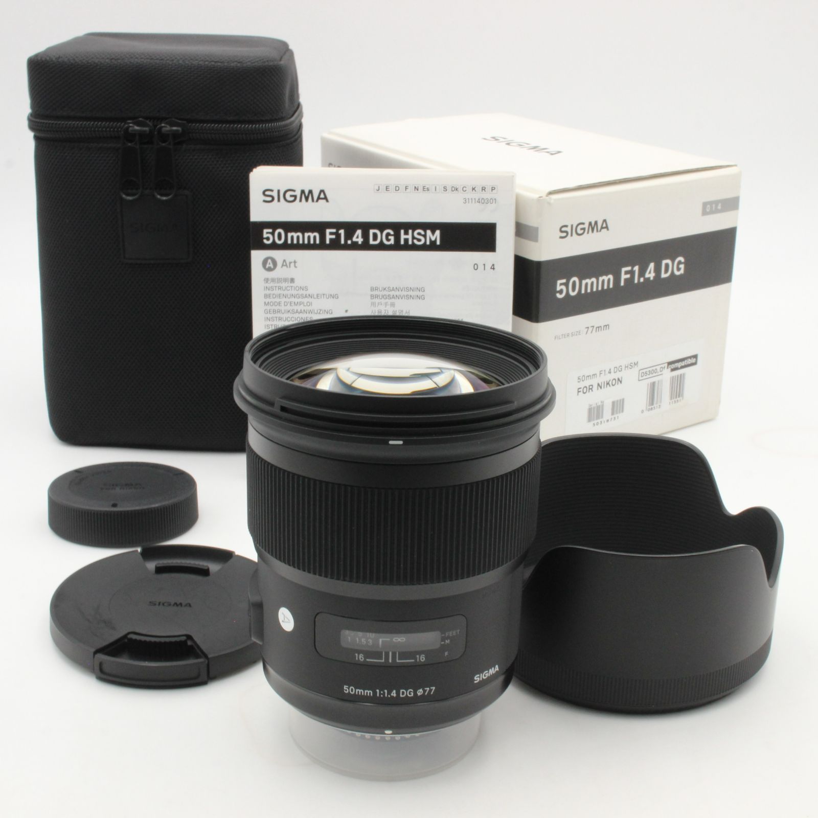 新品】Sigma 50mm F1.4 DG HSM Art ニコンF 箱保証書 【公式通販】