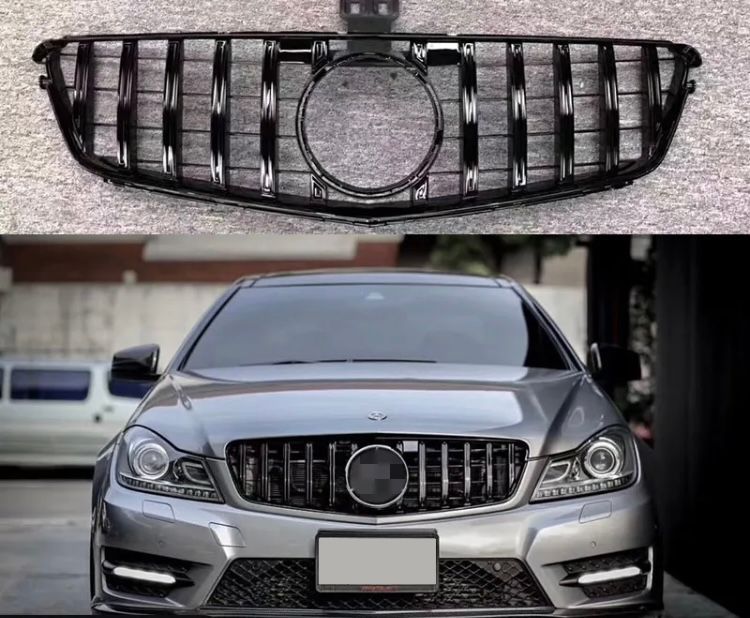前期後期可 w204 GTグリル パナメリカーナ ベンツ c63AMGのみ不可