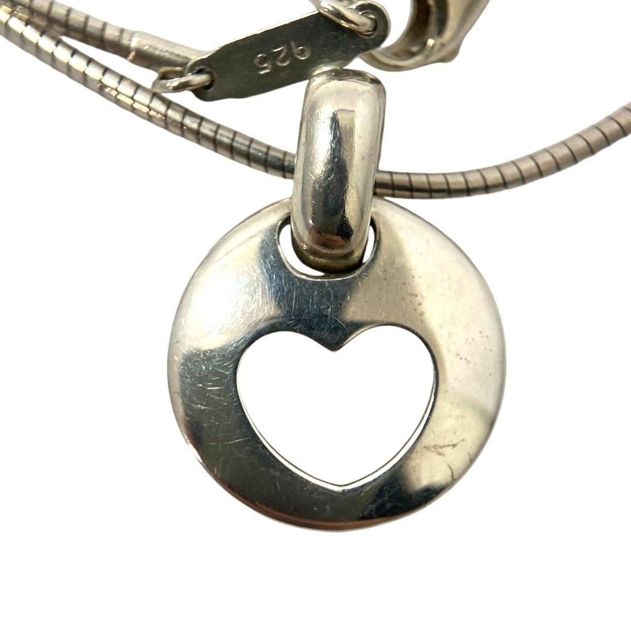 TIFFANY&Co.】ピアスドハート 1999 ネックレス SV925 シルバー 総重量 