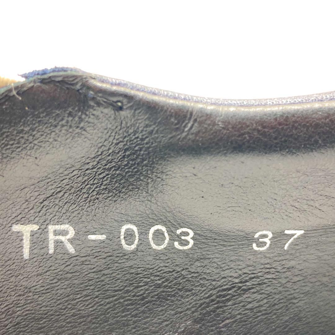 chausser ショセ レザー サイドゴア トラベルシューズ 紺 ネイビー 24cm NICORILABO_COM