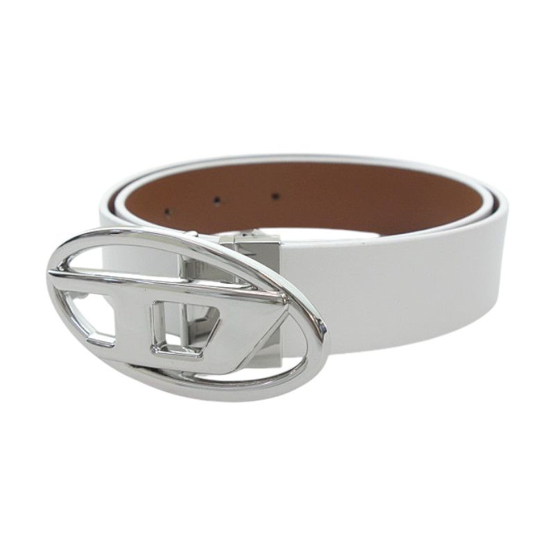 diesel Dロゴ　カウレザー　リバーシブルベルト DIESEL（ディーゼル）の「メンズ カウレザー Dロゴ リバーシブルベルト