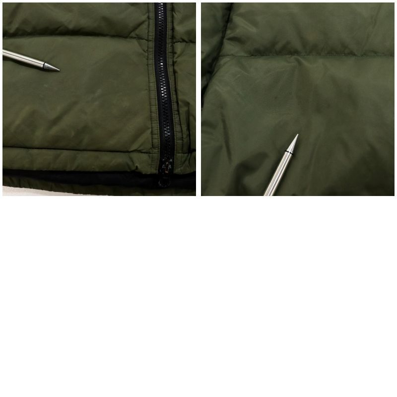 00s GAP ダブルジップ  ダウンジャケット メンズ 表記Lサイズ