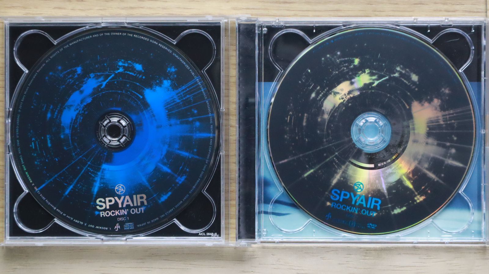 国内盤CD☆スパイエア/SPYAIR□ ROCKIN' OUT(初回生産限定盤
