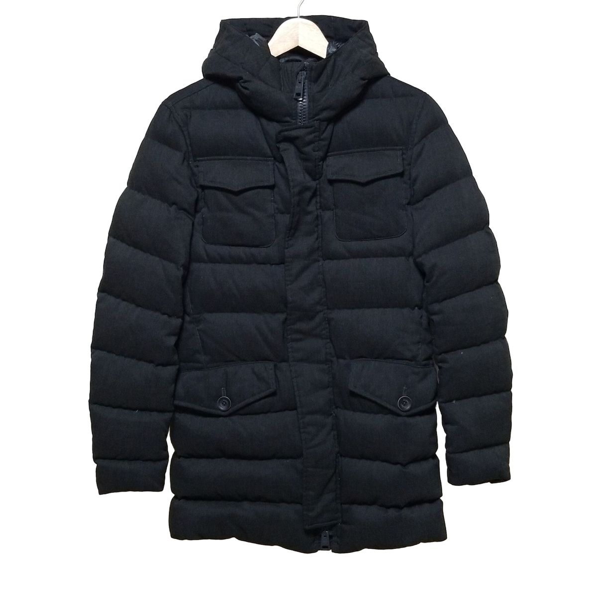 HERNO ヘルノ ダウンコート サイズ42 M レディース - ダークグレー 長袖|秋|冬