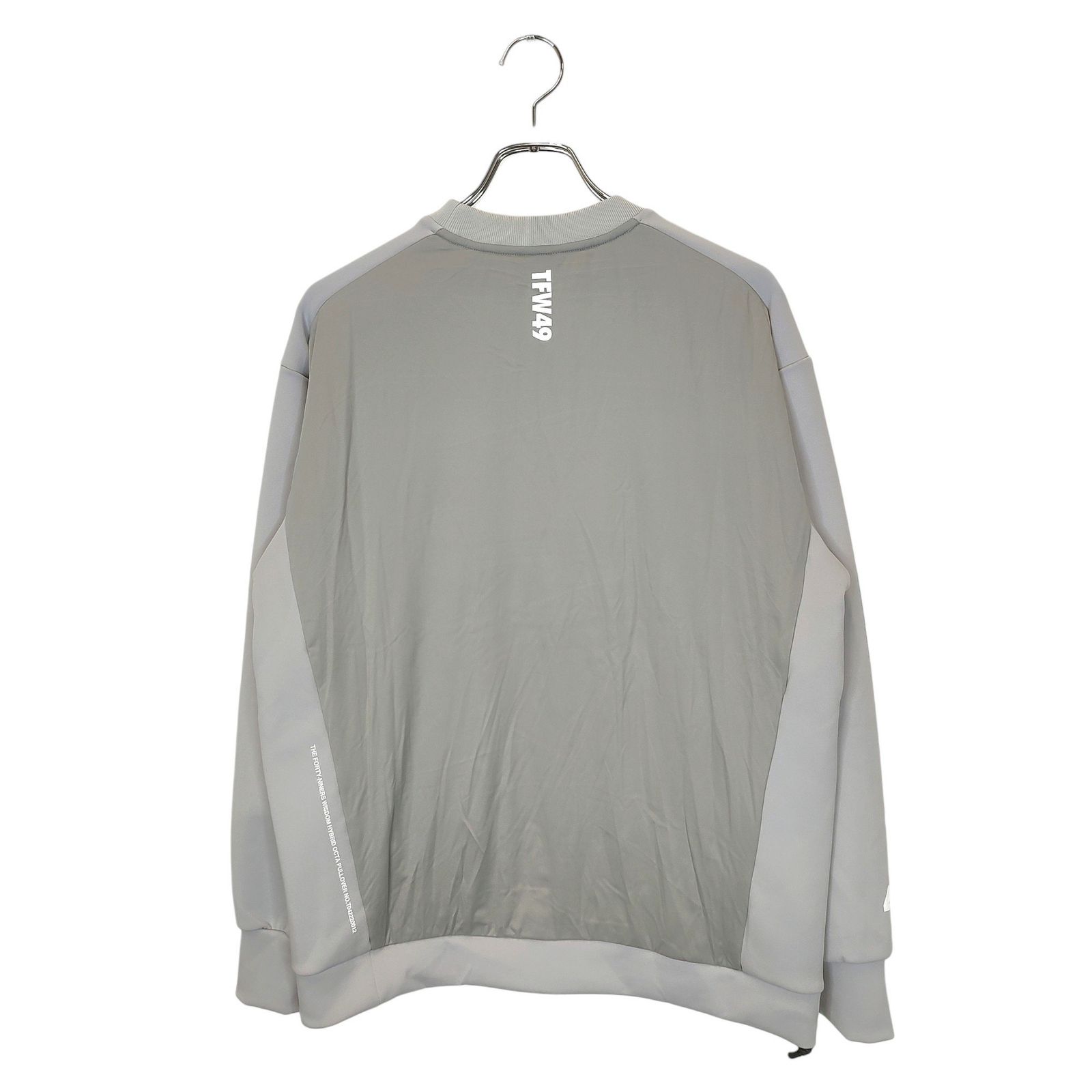 TFW49 ティーエフダブリュー ゴルフ 22AW HYBRID OCTA P O 長袖 スウェット スニード T042220012 M ライトグレー メンズ