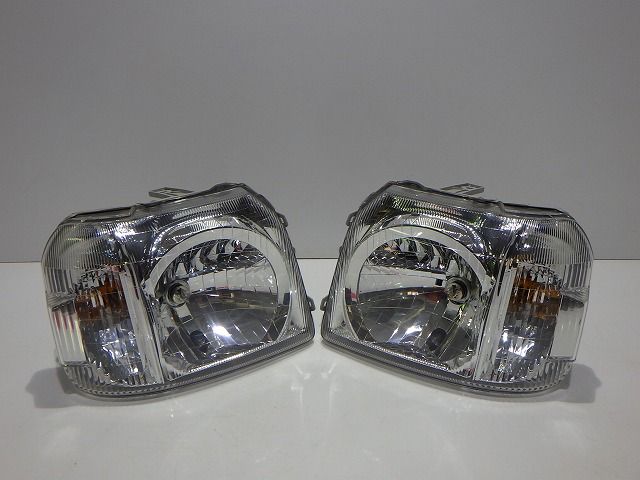 コーティング済 バモス HM1 ヘッドライト 左右セット KOITO