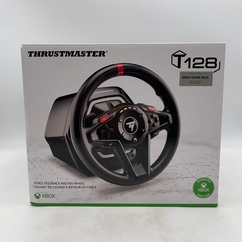 開封済・未使用品】Thrustmaster スラストマスター T128 磁気ペダル 