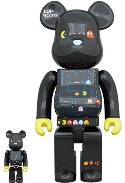 BE@RBRICK PAC-MAN ベアブリック パックマン 100％&amp;400％ MEDICOM TOY (メディコムトイ) BE@RBRICK PAC MAN GAME OVER